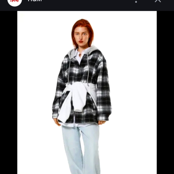 H &M Oversized Shacket - Picture 3 of 3